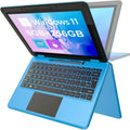 AWOW Windows Touchscreen Laptop 2 in 1 11.6" FHD Blue 4 Core Celeron N3450 - Trusted Best Sellers™