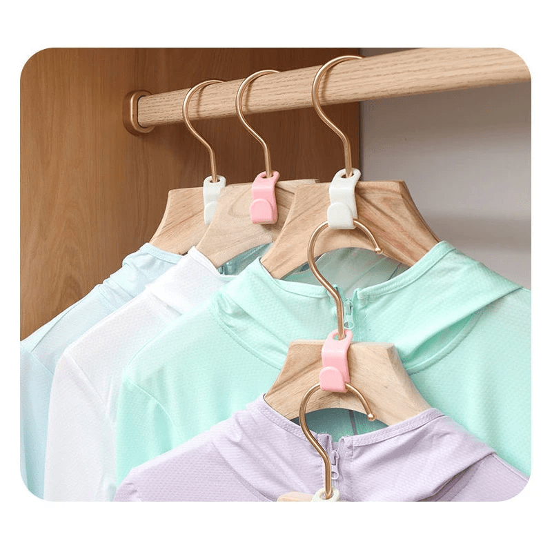 40 Piece Multicolor Clothes Hanger Connector Hooks - Trusted Best Sellers™