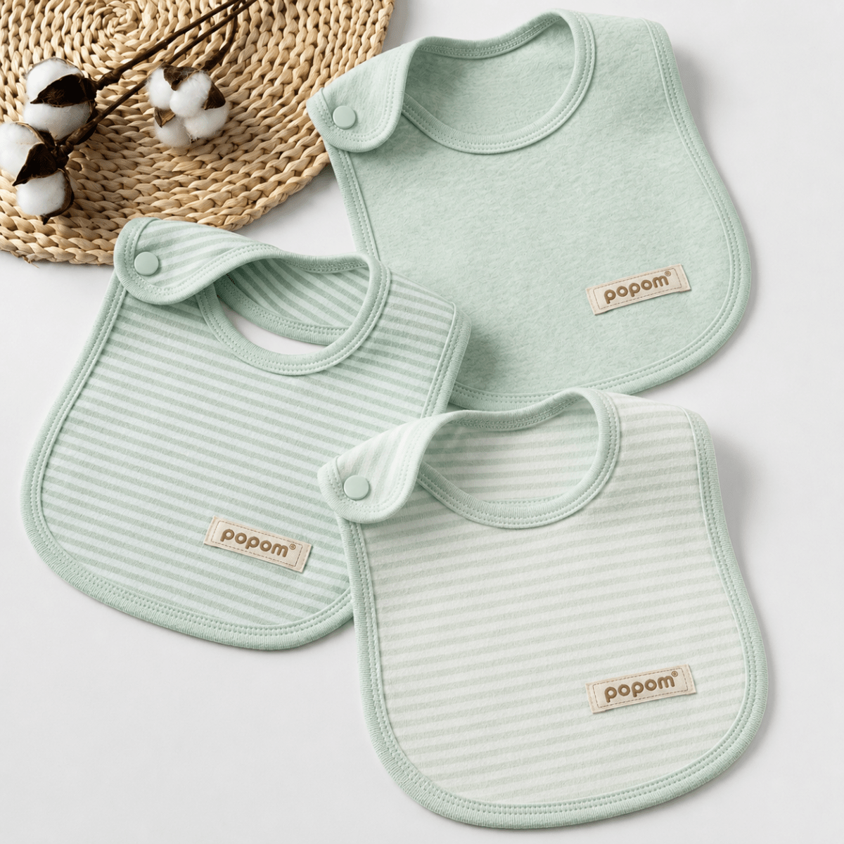 The Picky™ Popom 100% Pure Cotton Baby & Toddler Bib Collection - Trusted Best Sellers™. All Rights Reserved. Trusted Best Sellers LLC.