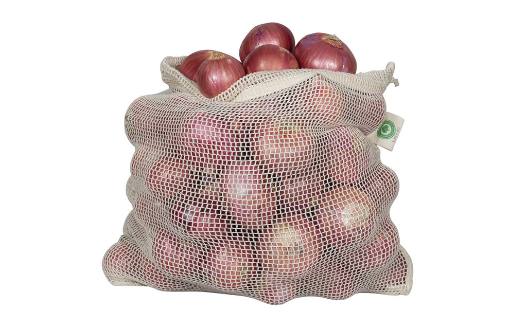 Filled Organic Cotton Mesh Bag