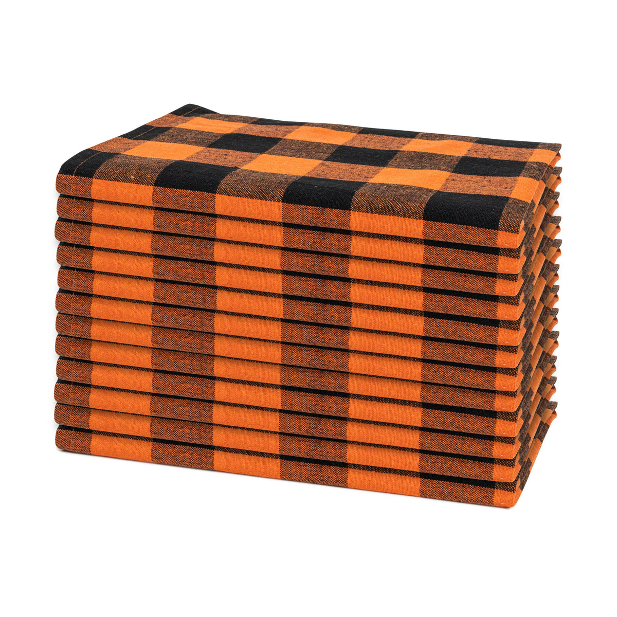 The Picky Fabric Dinner Napkins - Plaid Patterns - Organic Fabric Mart