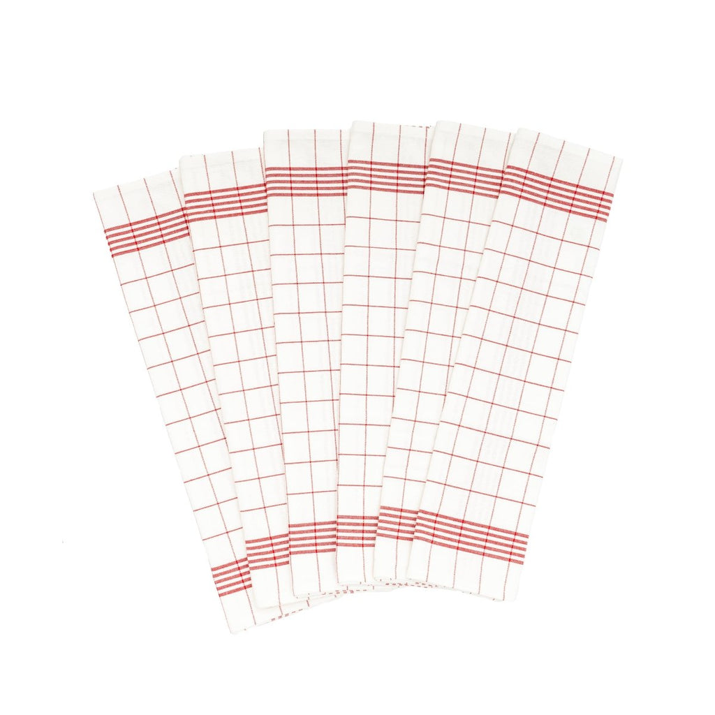 red-windowpane-kitchen-towels - Trusted Best Sellers™