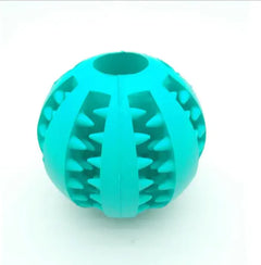RuffStuff™ Slow Feeder Playtime Dog Ball – Non-Toxic Rubber Treat Dispensing Chew Toy