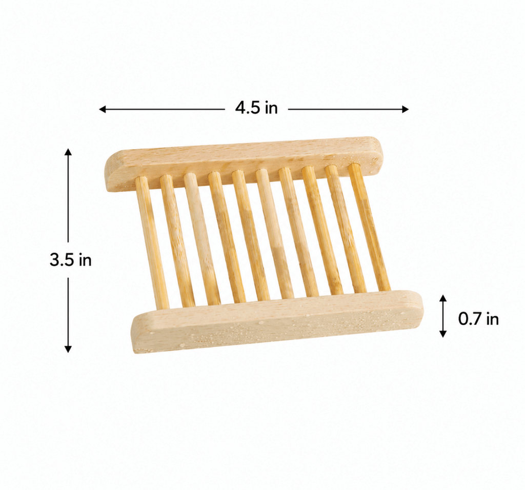 The Picky Bamboo Soap Bar Dish. Eco-Friendly - Trusted Best Sellers™