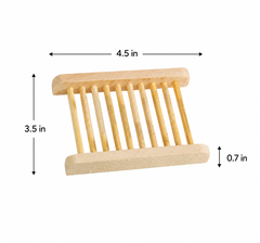 The Picky Bamboo Soap Bar Dish. Eco-Friendly